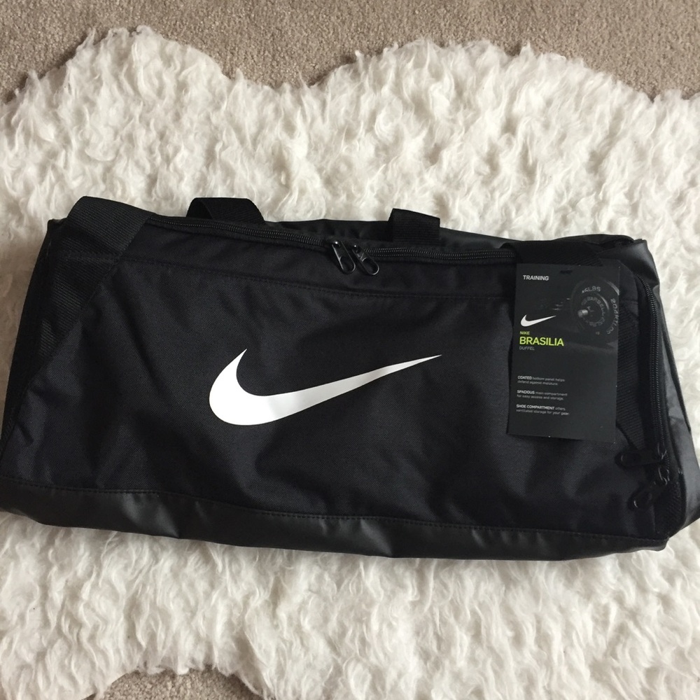 Small Black Nike Brasilia Duffle Bag